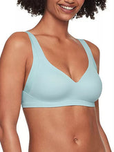 Underarm and Back-Smoothing Comfort Wireless Lightly Lined T-Shirt Bra Skyblue